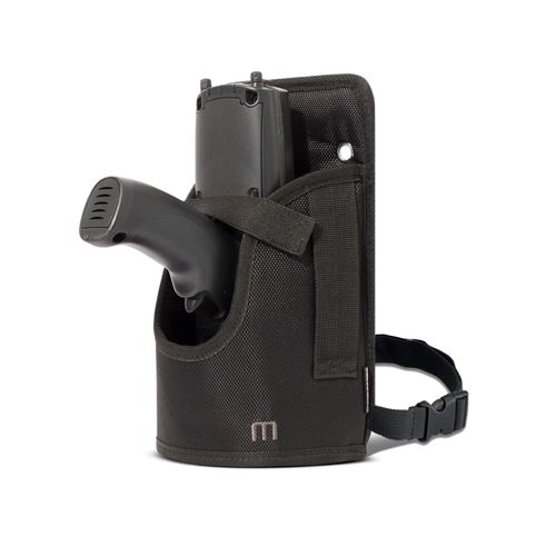 Holster Mobilis - Étui pour terminal de saisie Gun avec ceinture - Dimensions intérieures : 245 x 130 x 80 mm - Noir