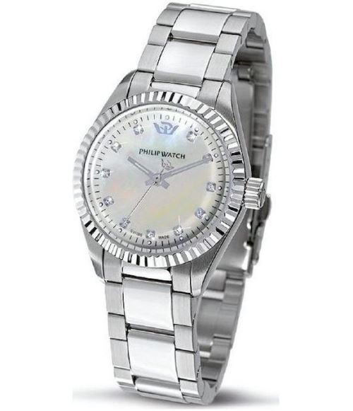 Philip Watch Montre Femme R8253597508 nacre, Blanc