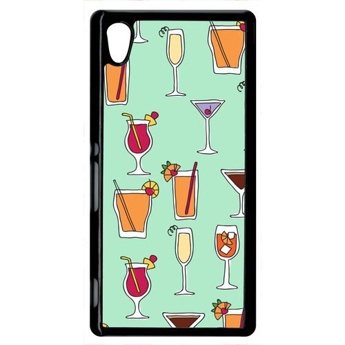 Coque Sony Xperia M4 Cocktails Font Vert