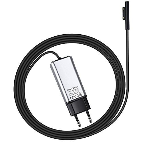 YGJ Surface Chargeur 65W 15V 4A Adaptateur dAlimentation (Compatible with 44W 36W 24W) pour Surface Book Pro 3 Pro 4 Pro 5 Cordon d