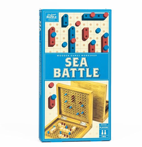 Professor Puzzle Jeu De Société Sea Battle Junior Wood