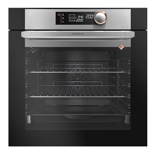 De Dietrich DOP7340X - Four - intégrable - niche - largeur : 56 cm - profondeur : 55 cm - hauteur : 58.5 cm - avec système auto-nettoyant - classe A+ - inox noir