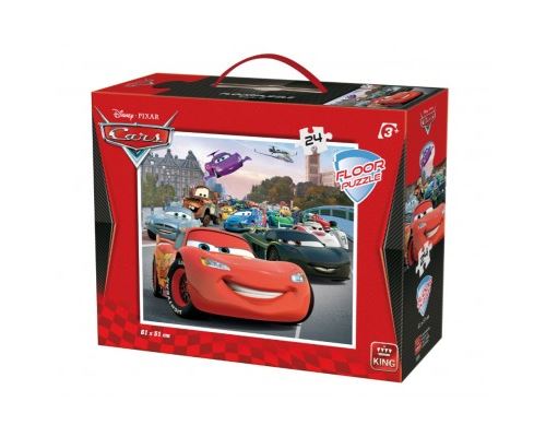 Puzzle 24 Pièces : Puzzle Géant de Sol - Cars, King International