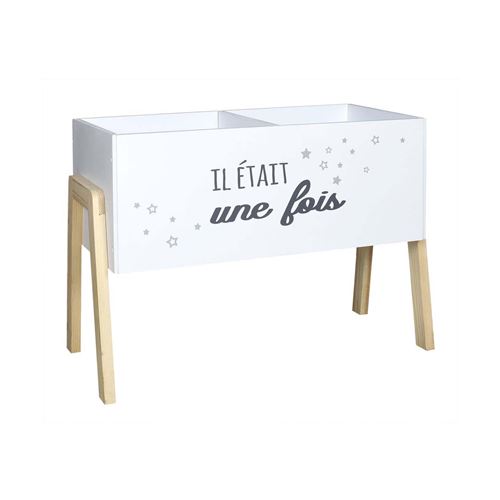 The Home Deco Kids - Bac à livres en bois Il était une fois