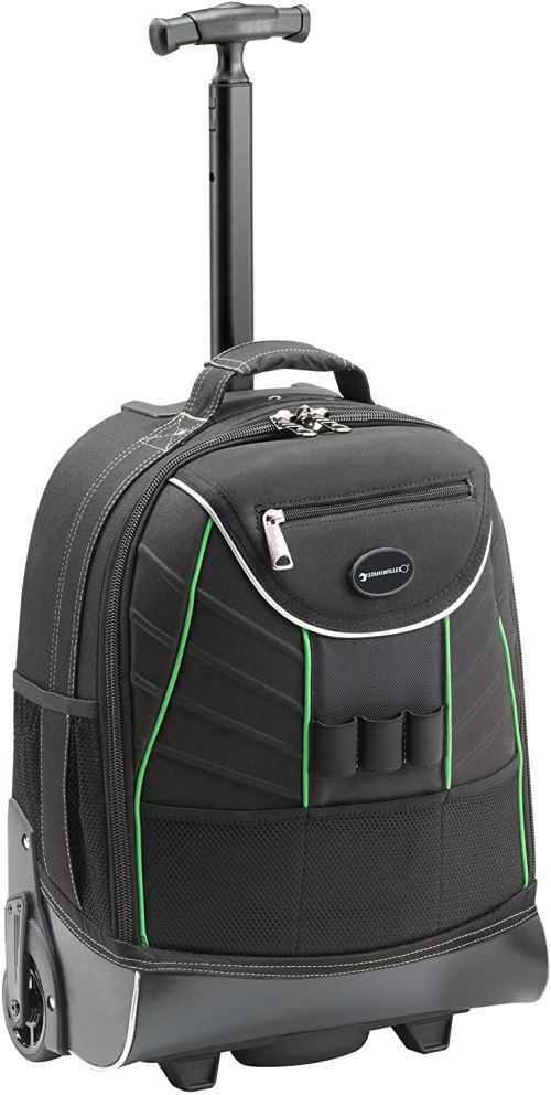Stahlwille 0181620007 13215 Backpack Trolley - Rolling Tool Backpack With Wheels, Telescopic Handle & PC Pocket