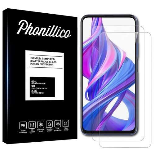 Verre Trempe pour Huawei HONOR 9X [Pack 2] Film Transparent Vitre Protection Ecran [Phonillico®]