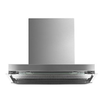 Scholtès SOHG1620X - Hotte - groupe filtrant - largeur : 59.8 cm - profondeur : 31 cm - evacuation & recyclage - acier inox/verre transparent