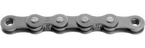 KMC chaîne Z1 étroite 1/2 x 3/32 pouce 112S argent simple