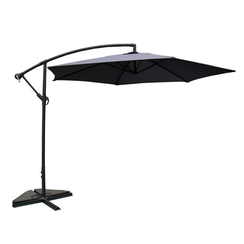 Porticcio gris : Parasol déporté Ø 300cm
