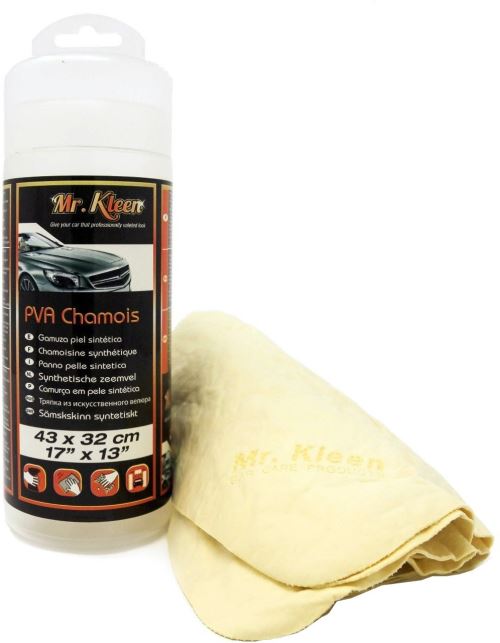 Mr. Kleen jaune chamois synthétique 43 x 32 cm