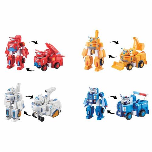 Super Wings - Pack 4 Robots Transformables