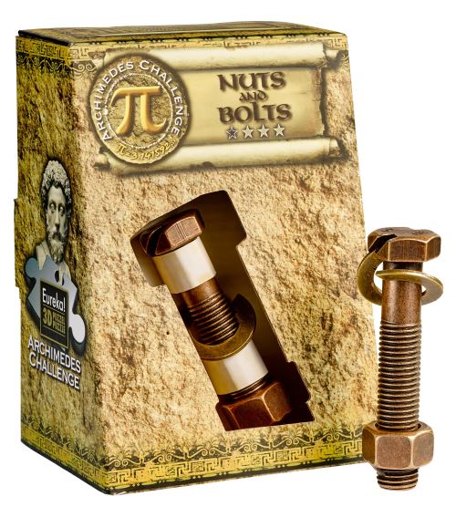 Eureka 3D Puzzle énigme de Archimedes' Nuts and Boltsniveau 1