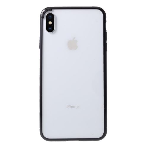 Coque en TPU cadre noir pour votre Apple iPhone XS/X 5.8 inch