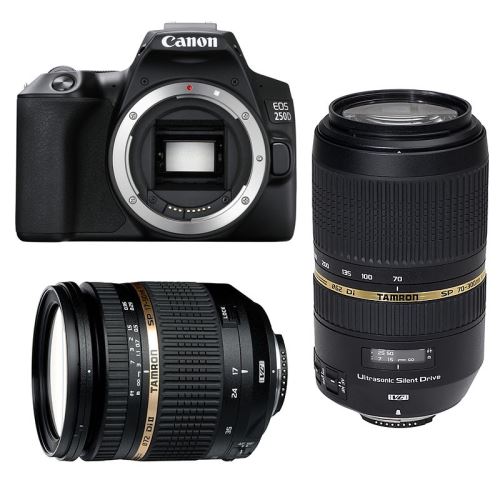 CANON eos 250d + tamron 17-50 vc + tamron 70-300 vc usd
