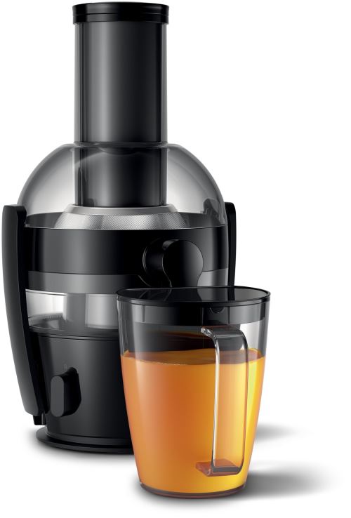 Philips - hr1855.06 viva collection-700 w - 2 l - cheminée xl 75 mm-réservoir pulpe 1,2 l-noir dencre hr1855 06