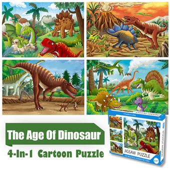 100 pièces thème de dessin animé Puzzle pour enfants 2-3-6 ans