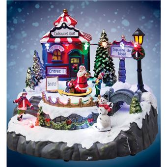 Village De Noel Boutique Du Pere Noel Decoration Achat Prix Fnac