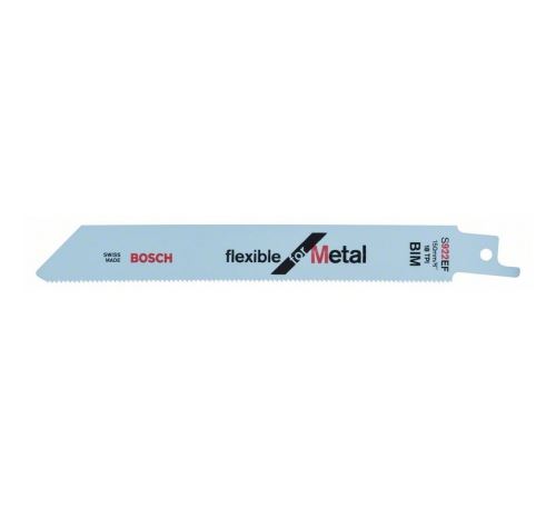 Lame Scie Sabre Bim S922Ef Flexible Metal Bosch 150 Mm - Boite De 100 - 2608656028