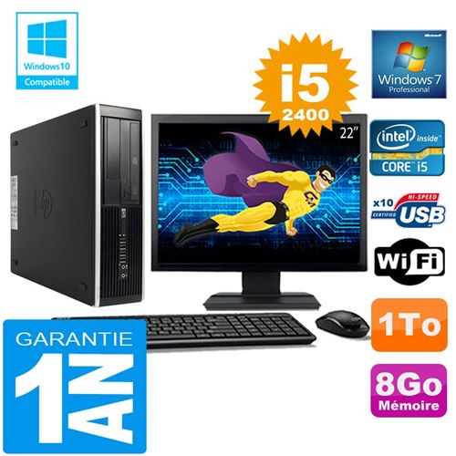 Acheter Pc hp compaq 8300 sff core i5-2400 ram 8go disque 1 to wifi w7 ecran 22' État correct - 259,00 € Pc hp compaq 8300 sff core i5-2400 ram 8go disque 1 to wifi w7 ecran 22' État correct - Hewlett-Packard reconditionné disponible sur Fnac