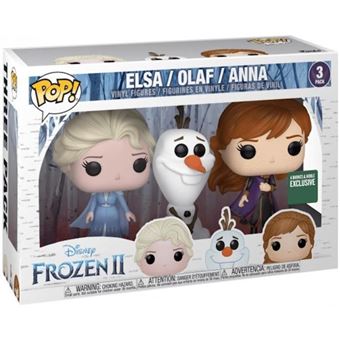 Pack de 3 Figurines Funko Pop Disney Frozen La Reine des Neiges 2