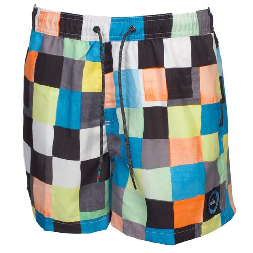 Short de bain Quiksilver Resin check volley 15 wht Blanc taille : S réf : 44677
