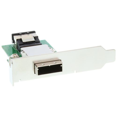 Inline Support Adaptateur Inline® Sas Low Profile Externe Sff-8088 À Sff-8087 Interne