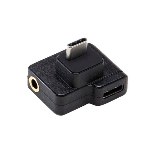 Adaptateur de Microphone Double Usb-C Vers 3,5 Mm pour Dji Osmo Action XJ003