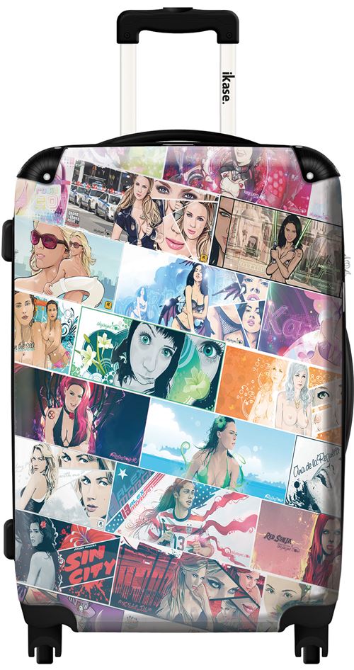 Valise Stars NOS-0276-MLT - 60 cm - 45 litres - bagage soute