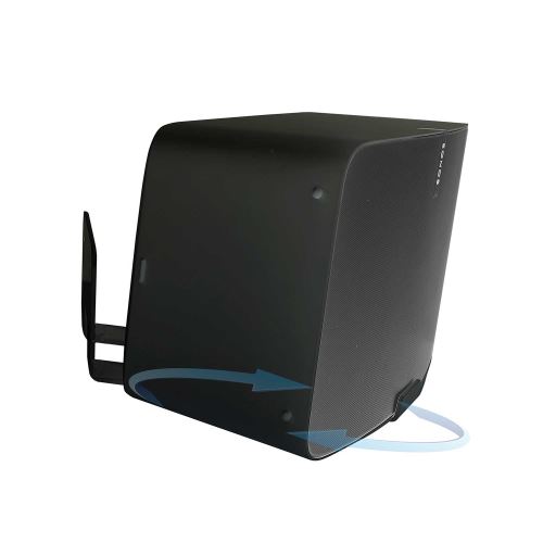 Vebos support mural Sonos Play 5 gen 2 tournant 20 degrés noir