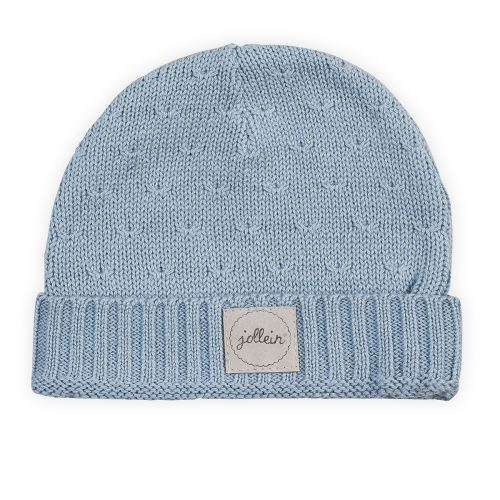 Bonnet pour bébé 2 à 9 Mois Soft Knit - Bleu