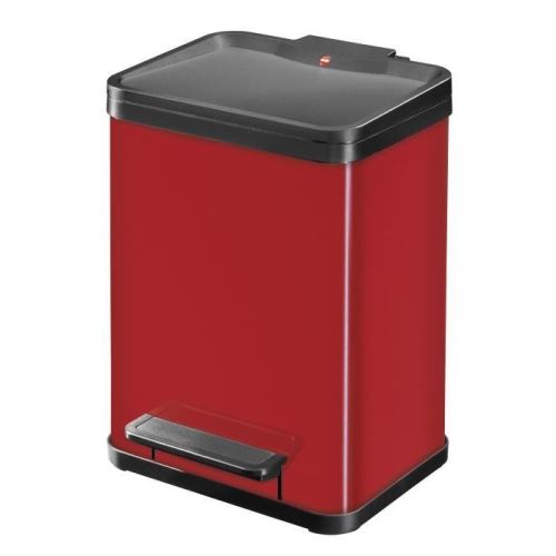 Hailo poubelle a pédale öko duo plus m rouge 0622-240