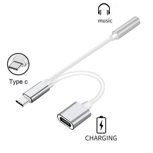 54 Sur Ineck Usb C Audio Adaptateur Type C Cable Connecteur Adaptateur Pour Huawei Mate 10 Pro Huawei P20 P20 Pro Moto Z Z Force Z2 Force Et Xiaomi 6 Note 3 Telephone Accessoire Pour