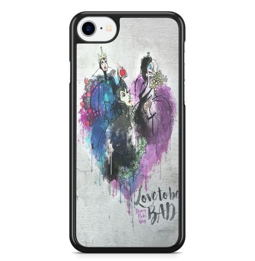 Coque Fifrelin Noire pour iPhone 4 et 4S Love to be bad Disney Malefique Maleficent Evil Queen