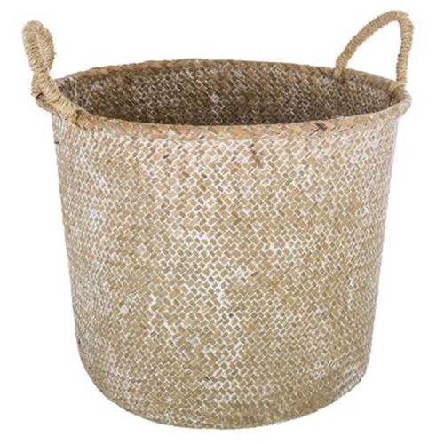 Paris Prix Beige Atmosphera Créateur D'intérieur - Panier De Rangement À Anses "Été" 30Cm Naturel