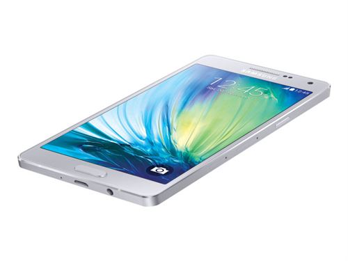 Samsung Galaxy A5 - 4G smartphone - RAM 2 Go / Mémoire interne 16 Go - microSD slot - écran OEL - 5 - 1280 x 720 pixels - rear camera 13 MP - front camera 5 MP - argent platine