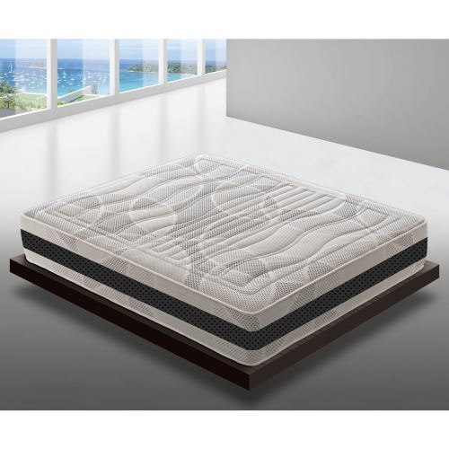 Matelas 160X200 Deluxe à mémoire de forme 11 zones différenciées 28cm de hauteur