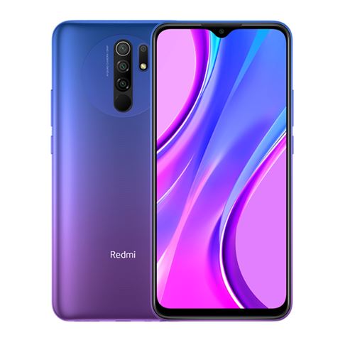 Xiaomi Redmi 9 Smartphone 4GB RAM 64GB ROM Téléphone Portable,6.53 Version Globale-Violet Aurore (NO NFC)