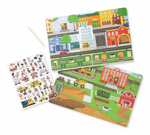 Melissa and Doug Transfer Sticker Scenes autour de la ville