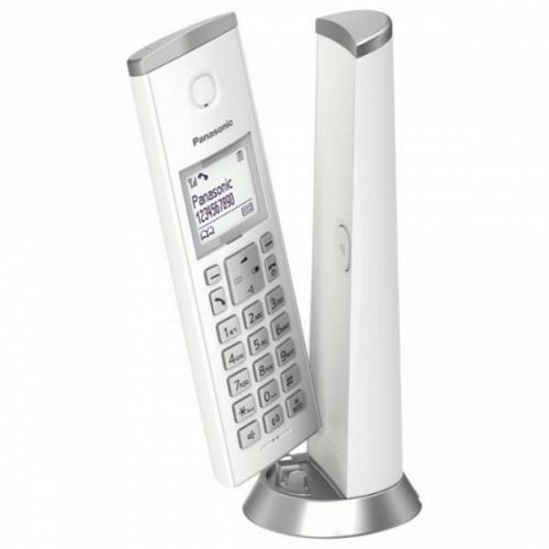 Panasonic KX-TGK210SP - Téléphone sans fil avec ID d appelant - DECT\GAP - (conférence) à trois capacité d appel - blanc