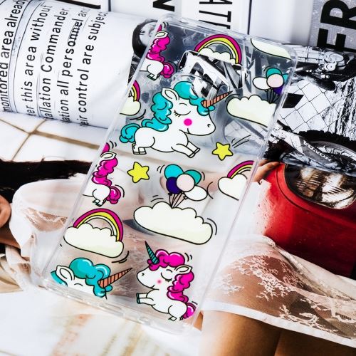 Galaxy Note9 Coque Protection Tpu Licorne Transparent Als90753