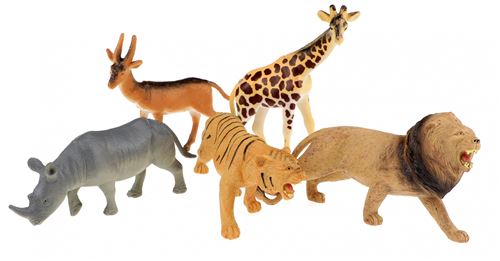 Toi-Toys set de jeu animaux sauvages 5 pièces