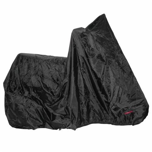 Housse-bache de protection scoot adx totalement etanche noir l188x101x114cm (polyester + pvc-oeillets antivol)