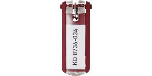 Porte-clef Durable KEY CLIP rouge 6 pc(s)
