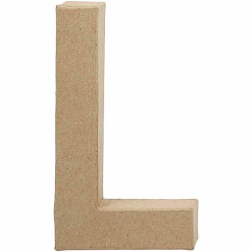 Creotime papier mâché lettre L 205 cm