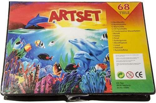 LG-Imports dauphins color set 68 pièces rouge