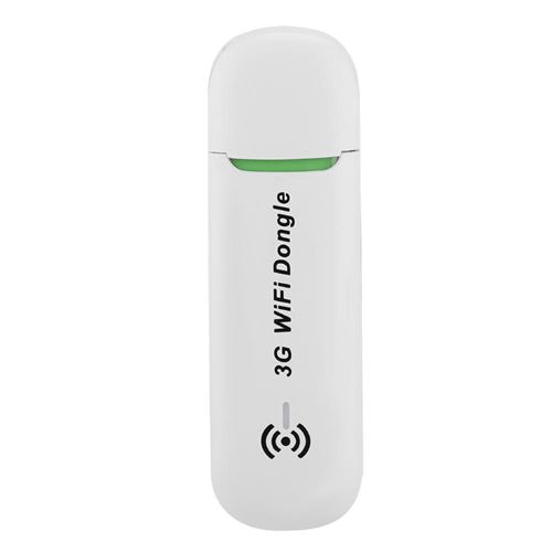3G Carte réseau sans fil Portable Modem WIFI Point d'accès sans fil WIFI WCDMA 14.4Mbps (QR62W) (Blanc)