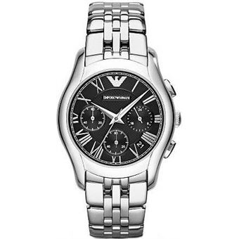 Montre Homme Emporio Armani Classic AR0647 Argent Bracelet acier à 