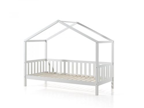 Vipack Dallas Lit MH 90 X 200 Blanc +Tente textile Papillon