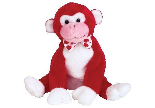Ty Beanie Babies Valentine - Monkey