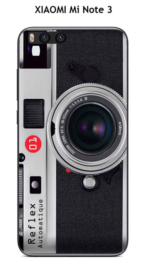 Coque XIAOMI Mi Note 3 design Appareil Photo-3